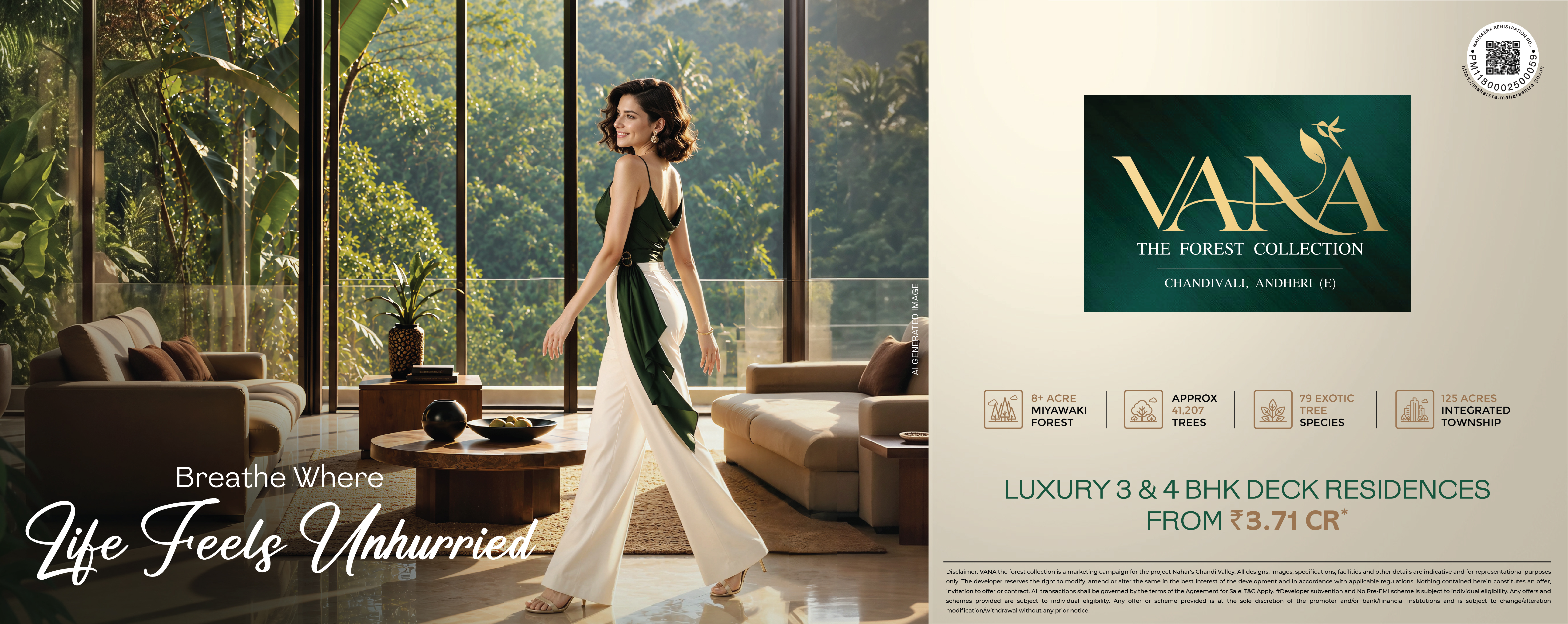 LUXURY 3 & 4 BHK DECK
RESIDENCES FROM ₹ 3.71 CR*