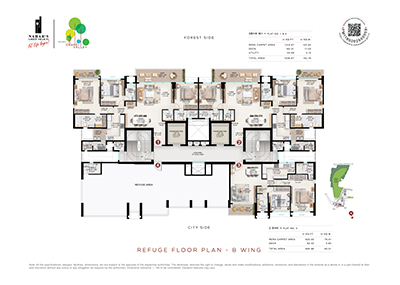 Refuge Floor Plan - B Wing